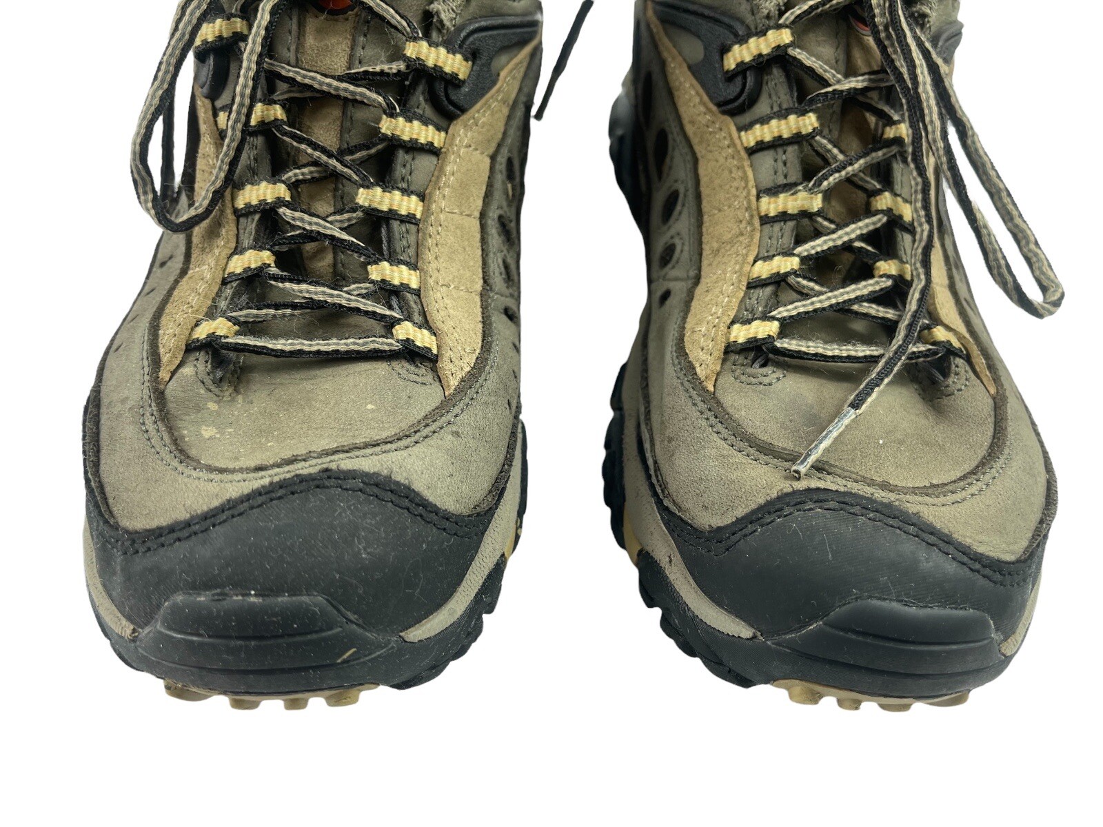 Merrell Pulse II scarpe da donna grigio talpa 9M pelle impermeabili escursionismo trail scarponi