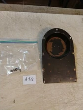 HAMILTON SANGAMO ELECTRIC CATHEDRAL ARCH MANTLE CLOCK BACK DOOR & SCREWS