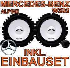 MERCEDES-BENZ C-KLASSE W202 16cm ALPINE LAUTSPRECHER BOXEN FRONT TÜR VORNE NEU MERCEDES-BENZ C-KLASSE W202 16cm ALPINE LAUTSPRECHER BOXEN FRONT TÜR VORNE NEU