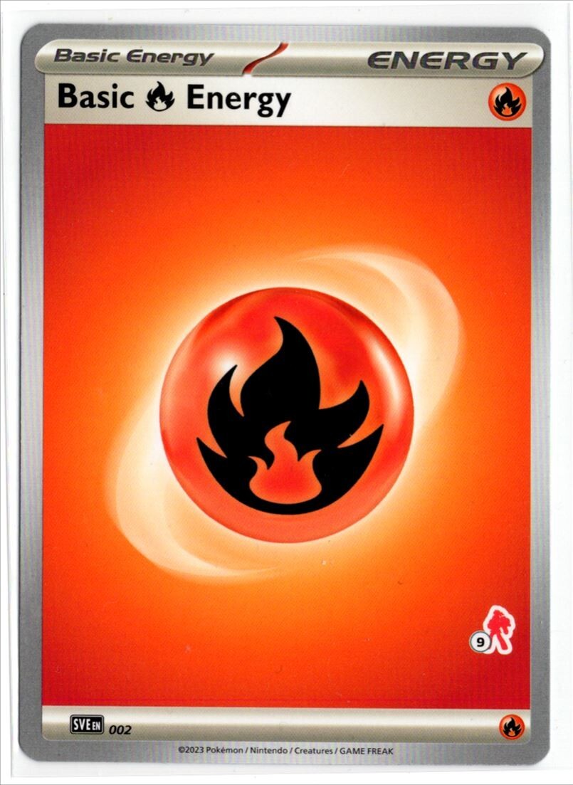 Pokemon Battle Academy 2024 Armarouge Deck #9 SVE002 Basic Fire Energy