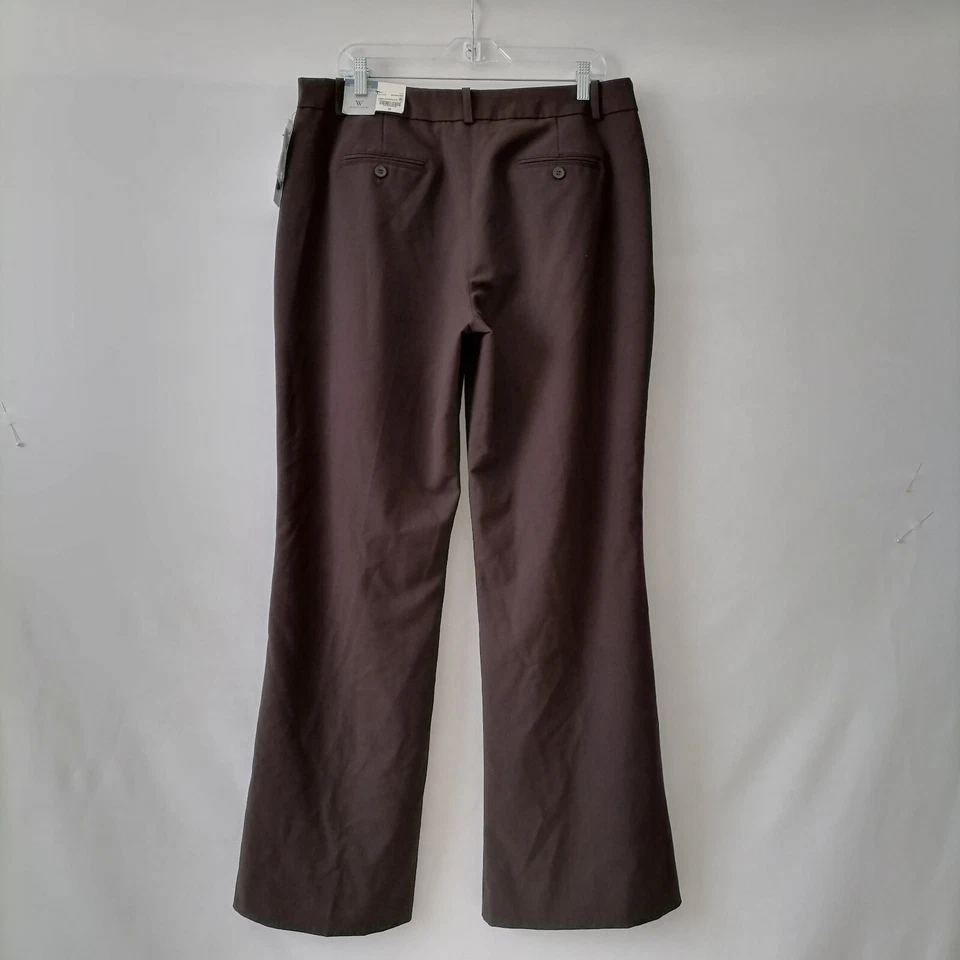 Nuevo con etiquetas Pantalón Worthington Mujer Marrón Chocolate Profundo Calce Moderno Talla 16 Foto 2 de 4