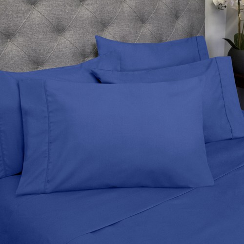 Sweet Home Collection 1500 Count Microfiber 6 Piece Sheet Set Cal King - 第 50/101 張圖片
