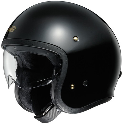 CASCO SHOEI CUSTOM J.O NERO LUCIDO