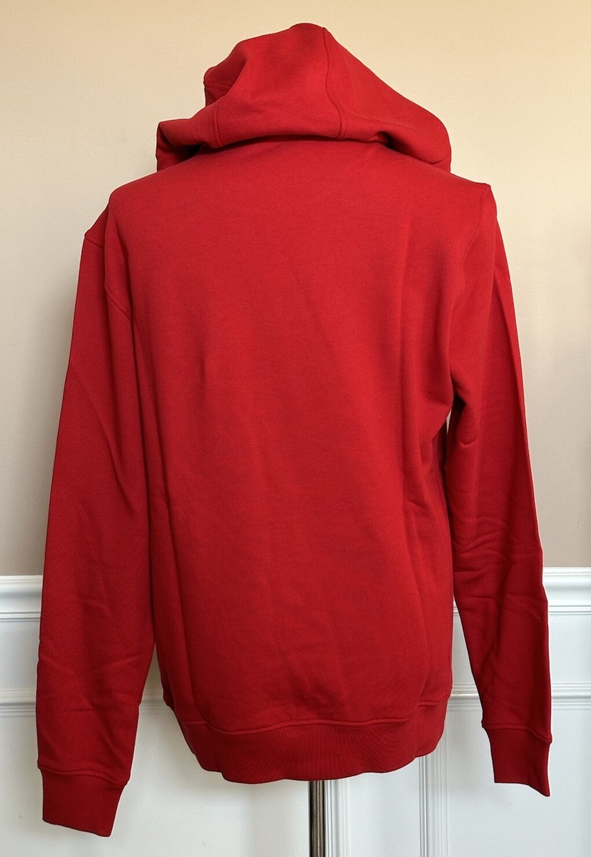 Versace★素敵!Medusa Print Red Cotton Hoodie Sweatshirt Versace Medusa Print Red Cotton Sweatshirt with Hoodie 5XL