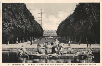 VERSAILLES - the Park - the Bassin du Char d'Apollon 