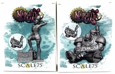 Scale75 75mm George Steelheart & Liz Copperbotton Steampunk Diorama Female Robot