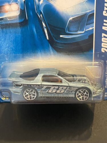 2007 Hot Wheels Pontiac Firebird # 144/180 - Blue - 2007 All Stars - Picture 4 of 4
