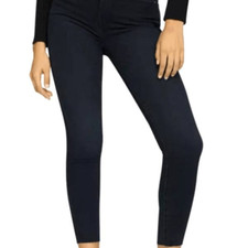 NWT Good American Good Waist Crop Raw Hem Jeans in Blue 631 sz 8/29