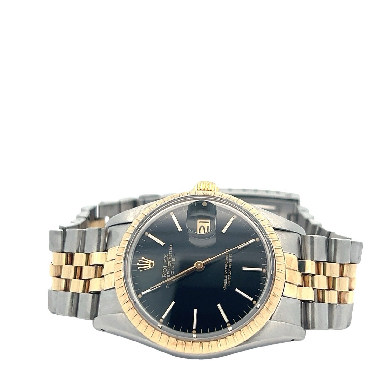 ROLEX キーホルダー イエロー グレー Rolex Datejust 
