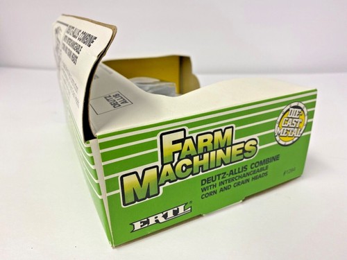 Deity-Allis Combine w Interchangeable Corn & Grain Heads Farm Machines Die Cast - Picture 6 of 6