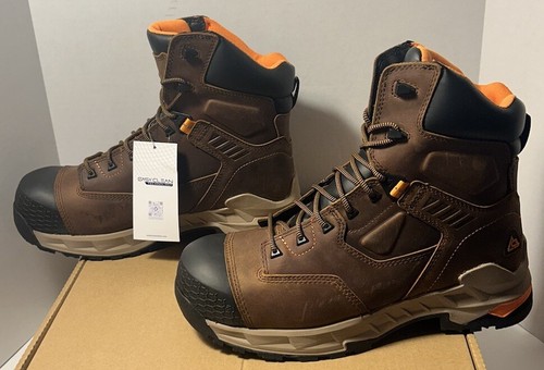 Nuevas botas de trabajo para hombre talla 11 Ace Redrock 8” CT 72221 marrón medio aislante - Imagen 4 de 10