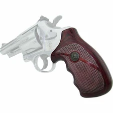 Pachmayr 63040 Renegade Grips S&W N Frame Round Butt Laminate Checkered Rosewood
