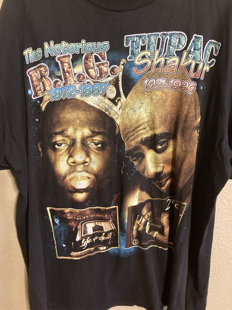 Vintage 90s 2pac Biggie Rap Tee Notorious Bigge Smalls Tupac Vintage 90s 2pac Biggie Rap Tee Notorious Bigge Smalls Tupac