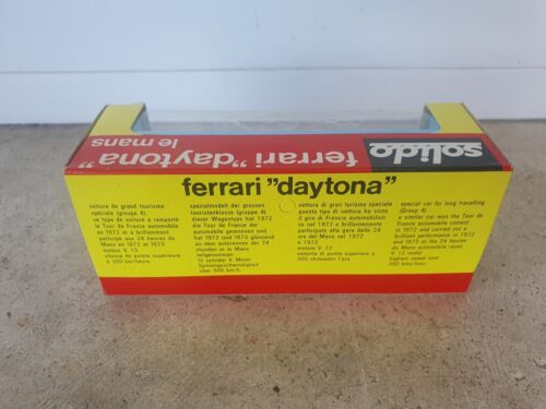 SOLIDO - FERRARI DAYTONA LE MANS- NO MEBETOYS POLITOYS MERCURY DINKY CORGI NOREV - Foto 17 di 19