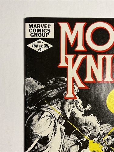 Moon Knight #21 (1982) 9.2 NM Marvel Bronze Age Comic Book Brother Voodoo App - Picture 2 of 10