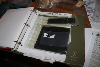 vintage NOS F-4 Phantom  KY-28 installation sub kit 2 panels + 1 ID marker