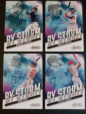 (4) 2022 Panini Absolute By Storm Wander Franco RC # BYS1,2,5,7 Tampa Bay Rays