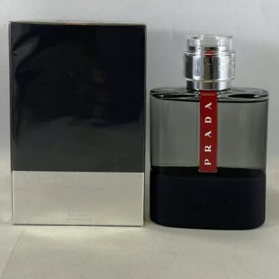 Prada Carbon Luna Rossa 100ml 3.4 Eau De Toilette Spray Men's New
