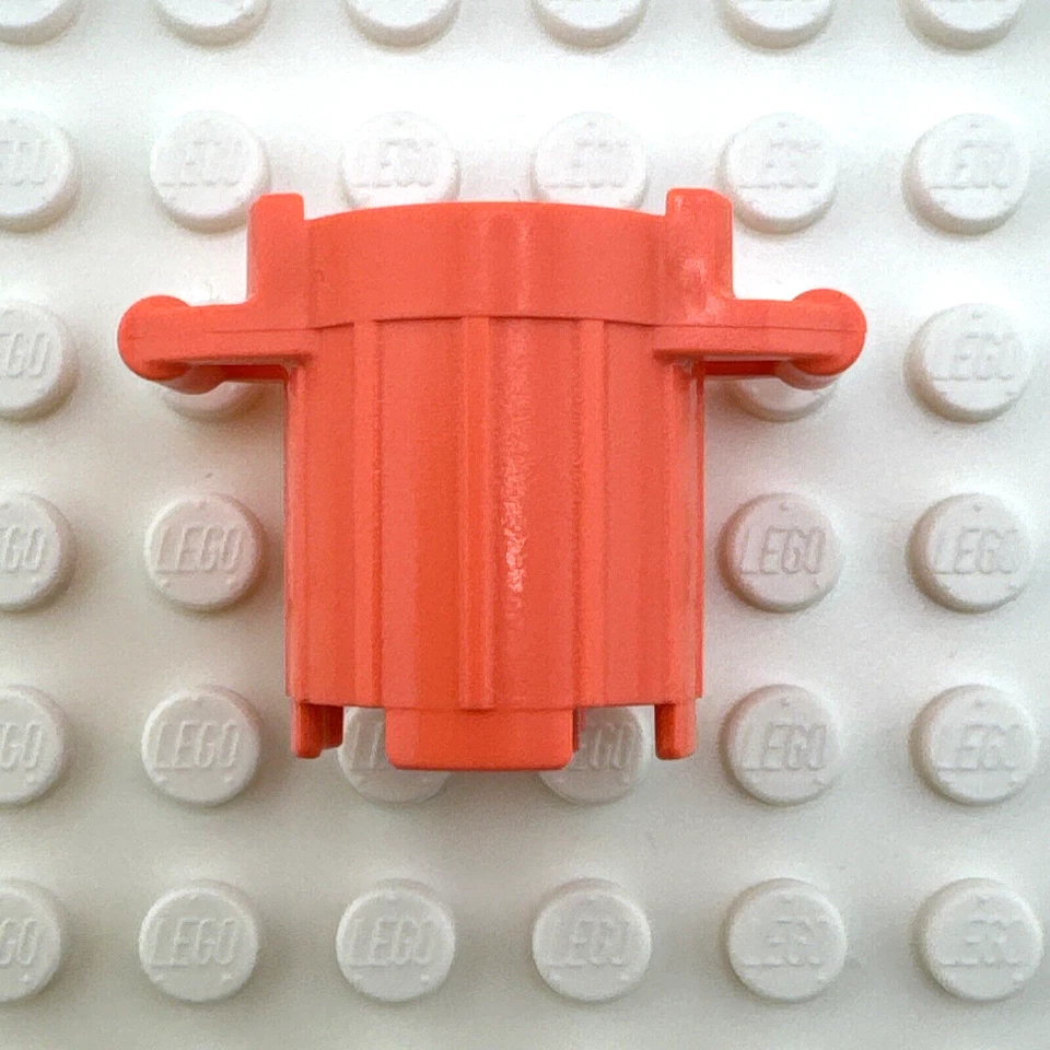 LEGO Minifigure Accessory - Coral - Trash Can - Image 3 of 3