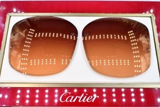 Cartier big c diamond cut lenses wood horn trivex Sunglasses ct0092o