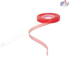 Clear Double Sided Adhesive Tape - 1/4" x 6 Yards - Strong & Heat Resistant