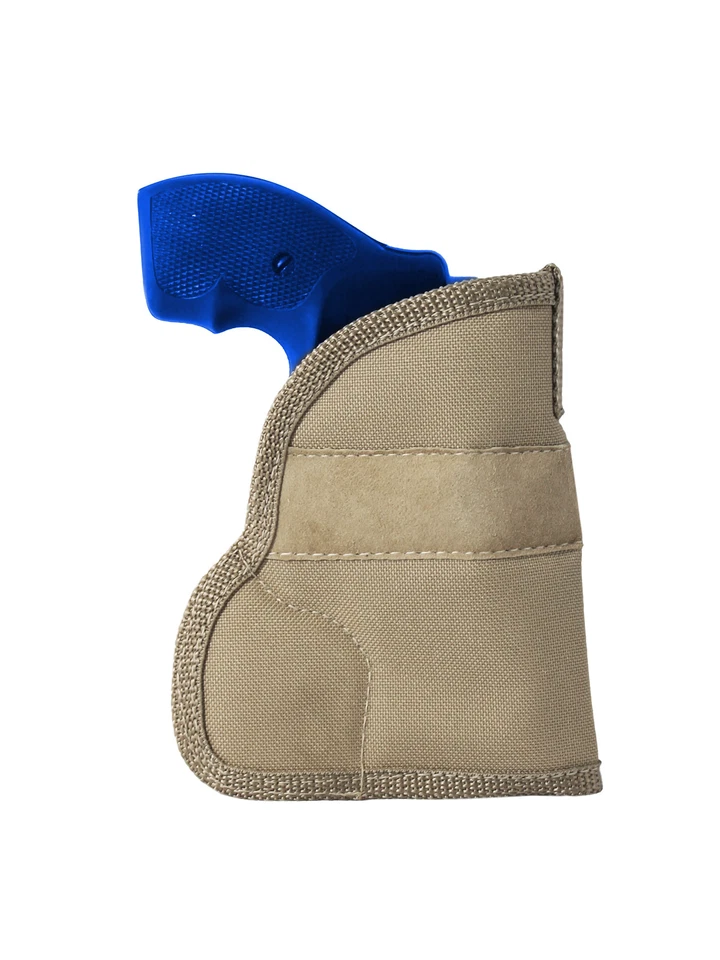 New Barsony Desert Sand Concealment Pocket Holster for Snub Nose 2" Revolvers - Image 3 of 3