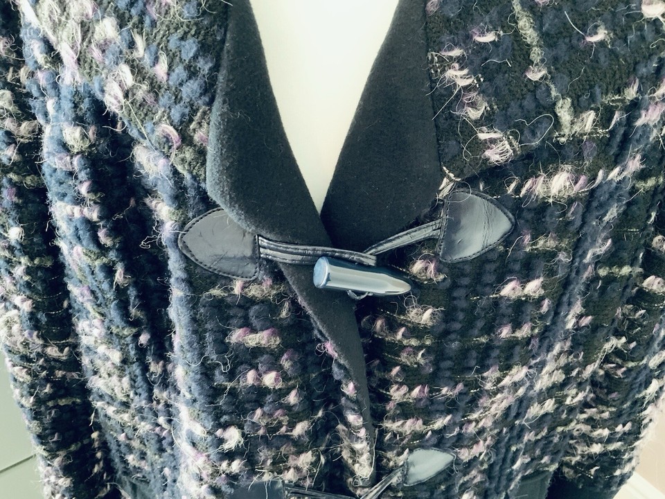 Per Una Chunky Textured Alpaca Blend Toggle Front Coat Sz 20 Italian ...