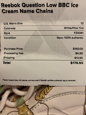 100% Authentic BBC Ice Cream Allen Iverson Shoes Size 13 Rare Bape