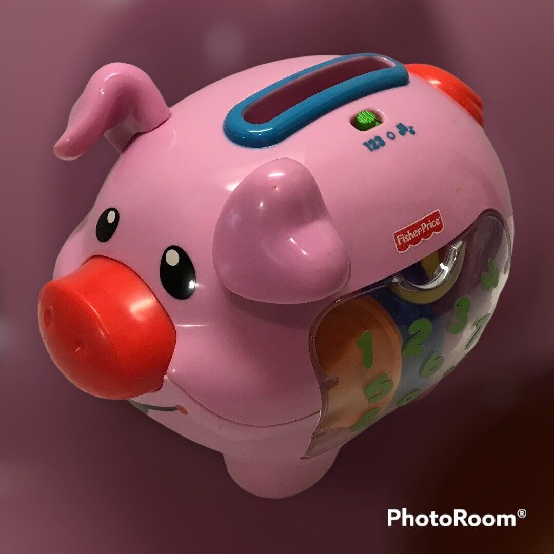 Fisher Price Preschool Electronic Pig Piggy Bank Counting Music Educational  Toy