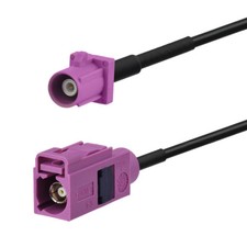 Car Stereo Satellite Radio Antenna Adapter Cable,Fakra H Pink Extension Cable 2m