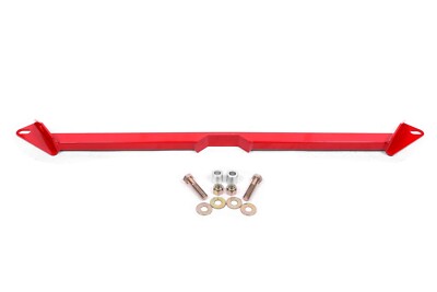 BMR CB007R Red 15-23 Mustang Chassis Brace Front Subframe 2-point