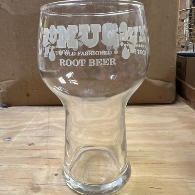 Vintage Set Of 6 MUG Old Fashioned Root Beer Float Glasses~~6 1/8'' Tall