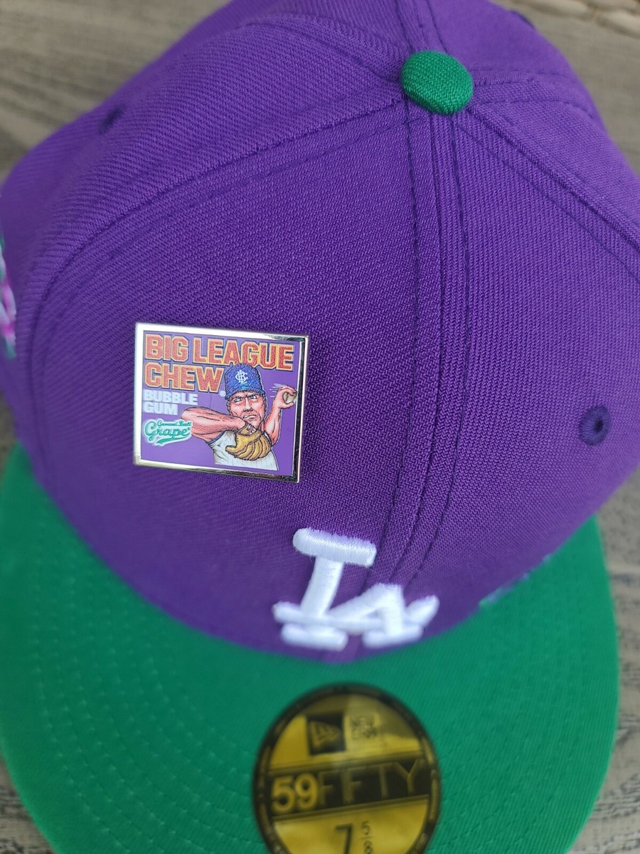 Los Angeles dodgers Big League Chew New Era 59FIFTY cap Hat grape