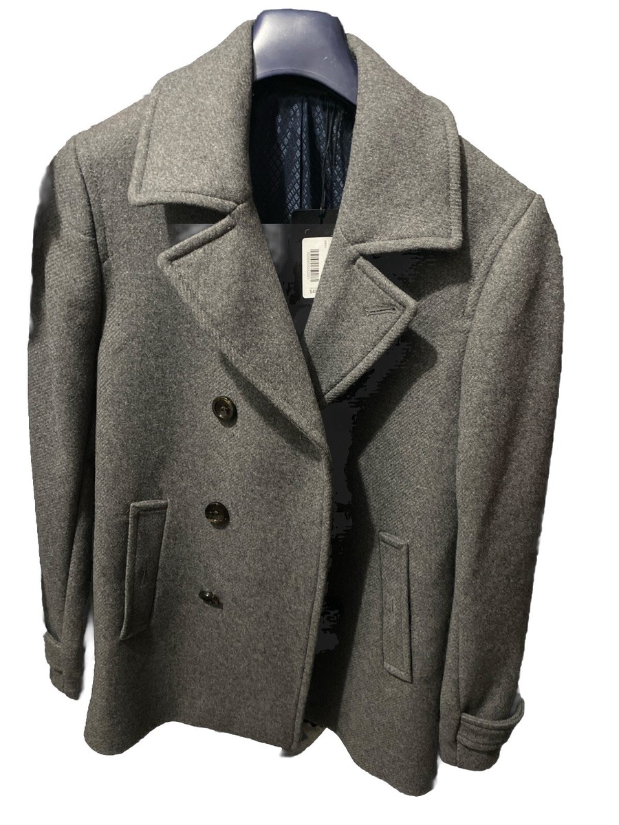 Ted Baker Men's Wool Peacoat in Black, Grilldd | eBay Ted Baker Men's Wool Peacoat in Black, Grilldd | eBay