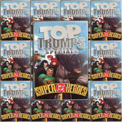 Top Trumps Einzelkarten Super DC Heroes 1 Figuren verschiedene (FB3)