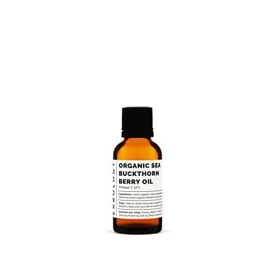 Erbology 100% Organic Sea Buckthorn Oil 1 fl oz - Cold-Pressed 50:1 - Rich in...