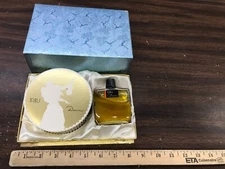 tabu dana perfume vintage powder box perfume box set