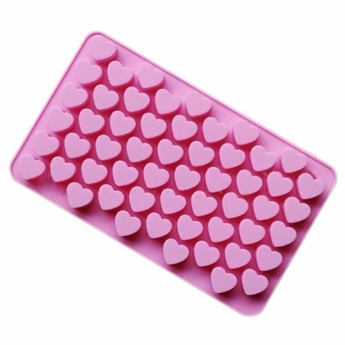 Nuevo 1 pieza Mini 55 corazón molde de silicona molde para hornear dulces chocolate pastel jabón - Imagen 1 de 1