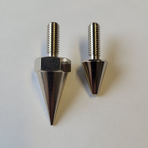 XL Lautsprecher Spikes Edelstahl 8 Stück M6 Gewinde - Afbeelding 2 van 2