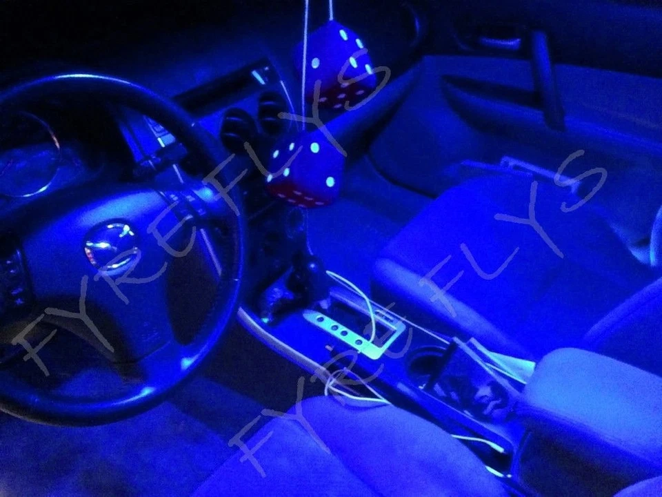 6x Blue LED lights interior package kit for 2007-2017 Jeep Patriot JP1B - Image 2 of 4