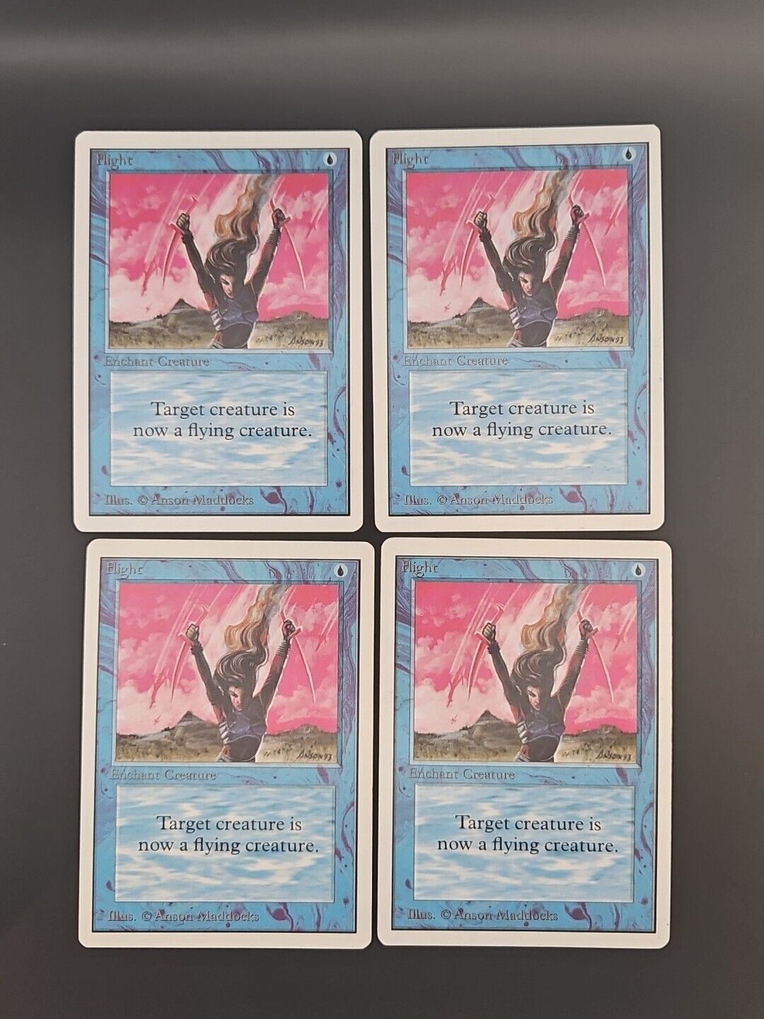MTG Magic the Gathering Unlimited Flight X4 Old School Vintage Rare