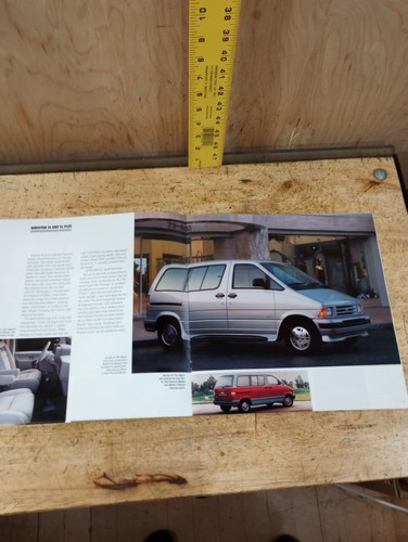 1991 Ford Aerostar Wagon Van Vintage Sales Brochure Catalog - Picture 4 of 10