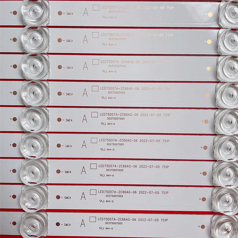 Striscia LED 12 Pezzi/set Per WESTINGHOUSE WR75UT4210 ONN - Foto 7