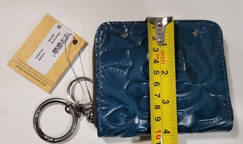 PATRICIA NASH Malene Blue Coral Wallet Zip_Around NEW Leather - Picture 12 of 12