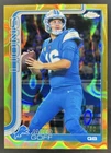 2025 Topps Chrome Jared Goff Gold Lava Refractor #/50 Lions