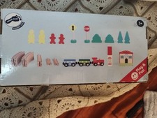 small foot Set Accessori Treno in Legno Giocattolo Bambini