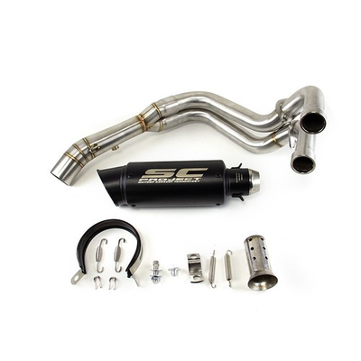 #ad YZF R7 2021 2025 for Yamaha MT 07 Whole System Exhaust Header Pipe Muffler Tips $170.00
