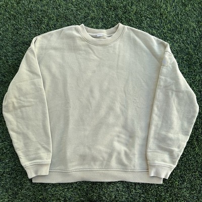ALO Yoga Sweatshirt Bone Renown Heavy Weight French LIGHT Green