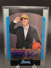 2004-05 Bowman Draft Rookie #154 Sasha Vujacic Autograph