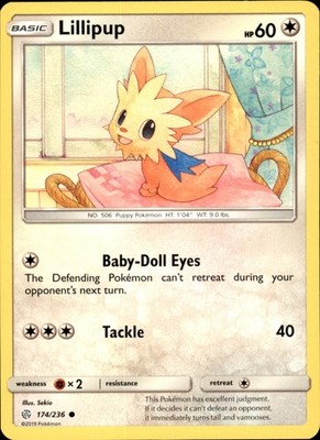 Lillipup 174/236 - Pokemon SM - Cosmic Eclipse - LP